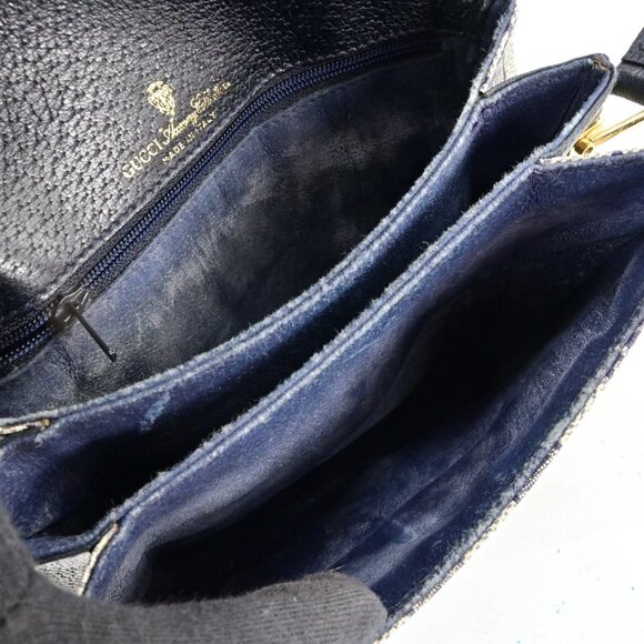 Authentic GUCCI Web Sherry Line PVC Leather Shoulder Bag bsj287-121225 - Picture 12 of 16